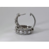 Boucles d'oreilles diamant de synthèse 1,38 carat et or 750/1000