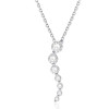 Collier diamant de synthèse 0,46 carat et or 9 ou 18 carats