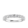 Alliance or 18 carats et demi-tour diamants 1,10 carat