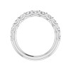 Alliance or 18 carats et demi-tour diamants 1,10 carat