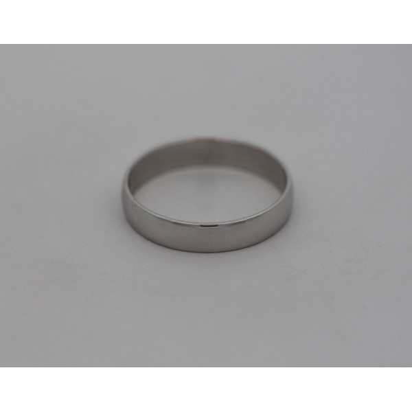 Alliance or 9 ou 18 carats demi-jonc 4 mm