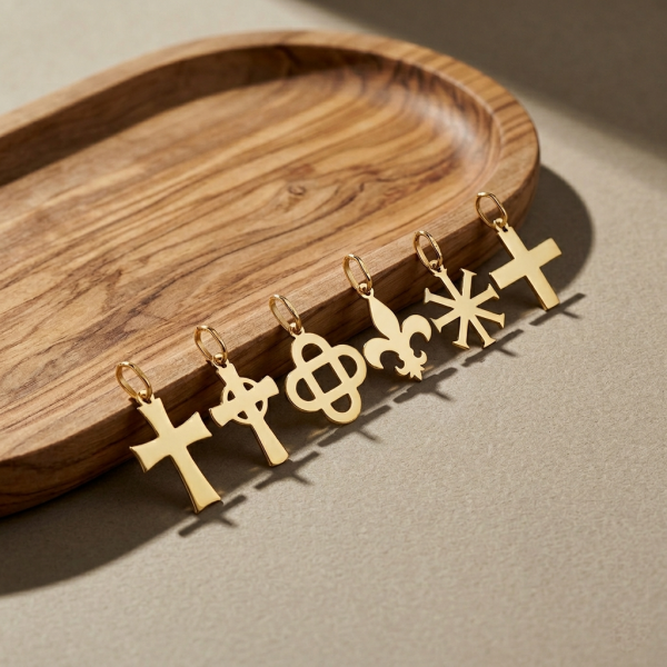 Pendentif croix celtique en or 18 carats