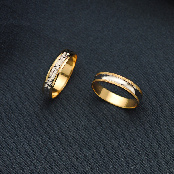 Alliance deux ors 18 carats