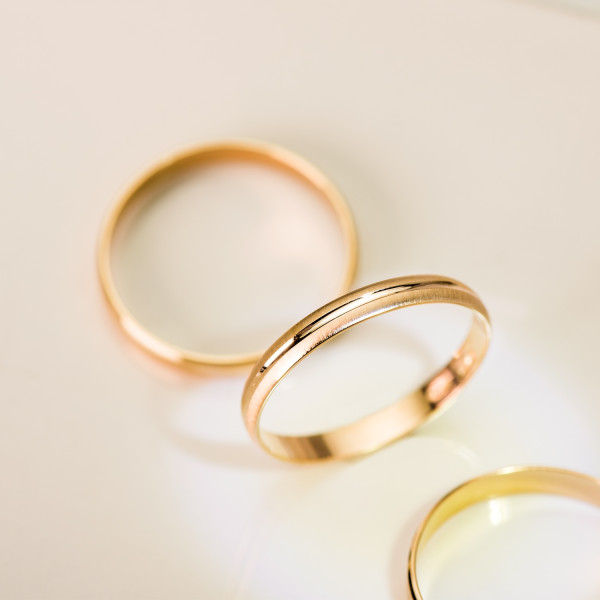 Alliance or jaune 18 carats