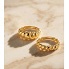 Bague or jaune 18 carats "croissants"