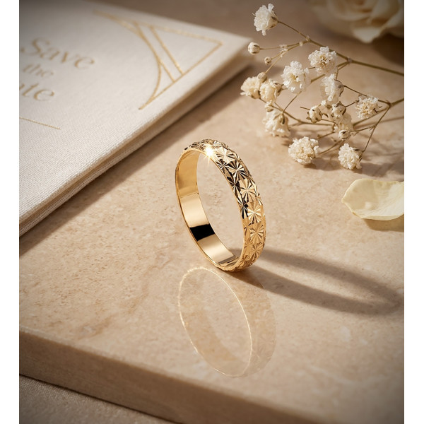 Alliance or jaune 18 carats