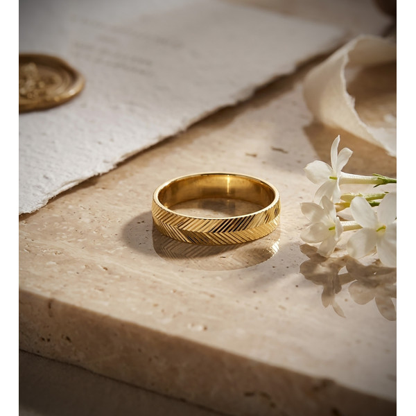Alliance or jaune 18 carats