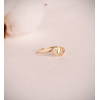 Bague or jaune 18 carats "doubles cœurs"