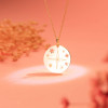 Pendentif or 18 carats "rose des vents"