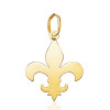 Pendentif or 18 carats "fleur de lys"