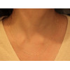 Chaine or jaune 18 carats maille forçat 45 cm