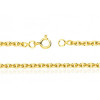 Chaine or jaune 18 carats maille forçat