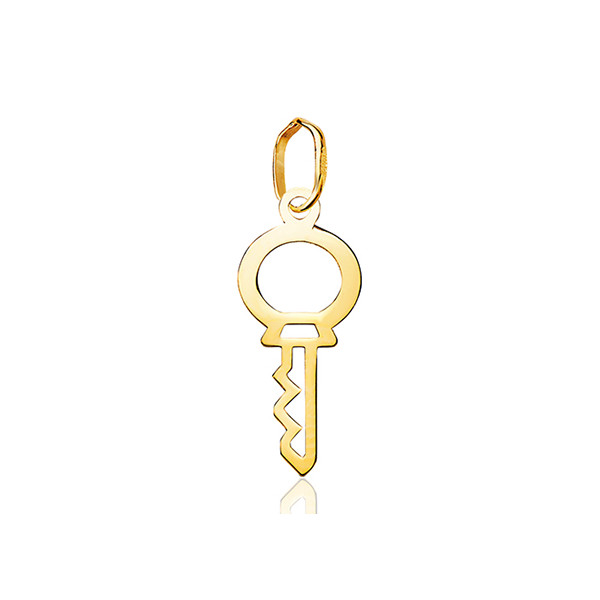 Pendentif or 18 carats "clé ajourée"