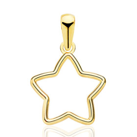 Pendentif or 18 carats "étoile ajourée"
