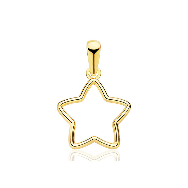 Pendentif or 18 carats "étoile ajourée"