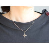 Pendentif or 750/1000 "nœud de sorcière"