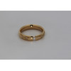 Duo d'alliances Breuning or jaune 18 carats et diamants 0,13 carat "tentation"