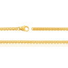 Bracelet or 18 carats maille Bismarck 2,4 mm