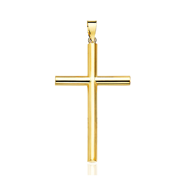Pendentif croix en or jaune 18 carats