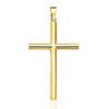 Pendentif croix en or jaune 18 carats