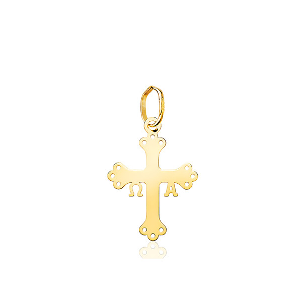 Pendentif or 18 carats croix Covadonga