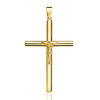 Pendentif croix et Christ or 18 carats