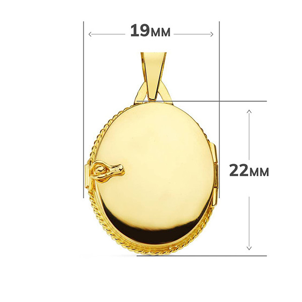 Pendentif cassolette or jaune 18 carats et zirconium