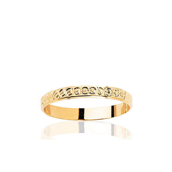 Alliance or jaune 18 carats