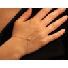 Chaine de main or 18 carats  "trèfle" pour femmes