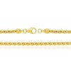 Bracelet or jaune 18 carats maille spiga pour femmes