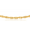 Chaine or jaune 18 carats maille forçat double
