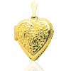 pendentif cassolette en or jaune 18 carats cœur