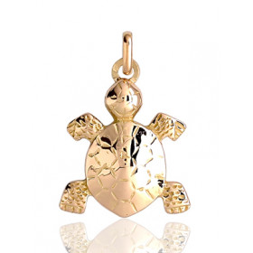 Pendentif or 18 carats "tortue"