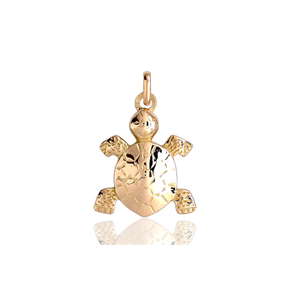 Pendentif or 18 carats "tortue"