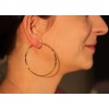 boucles d'oreilles créoles en or pour femme