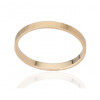 Bague alliance ATELIER P. en or jaune 18 carats martelé pour femme 2 mm