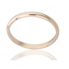 Bague alliance ATELIER P. en or jaune 18 carats pour femme 2 mm ruban arrondi