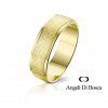 Bague alliance Angeli Di Bosca en or jaune 18 carats feuilleté  et polie 6,5 mm