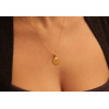 médaille ange en losange en or 18 carats
