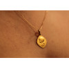 médaille ange en losange en or 18 carats