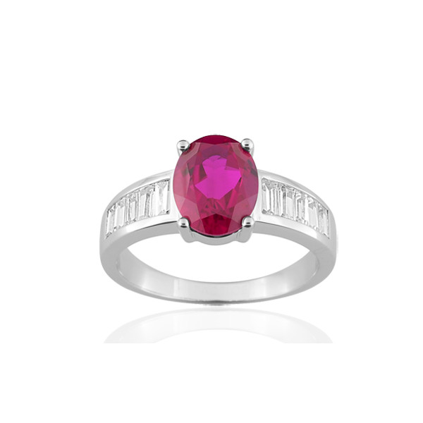 bague or 18 carats et rubis bague or 18 carats et rubis