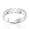 alliance Angeli Di Bosca or blanc 18 carats pour homme
