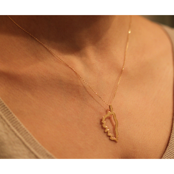Pendentif or 18 carats Corse