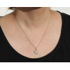 médaille ange  sur cœur en or 18 carats
