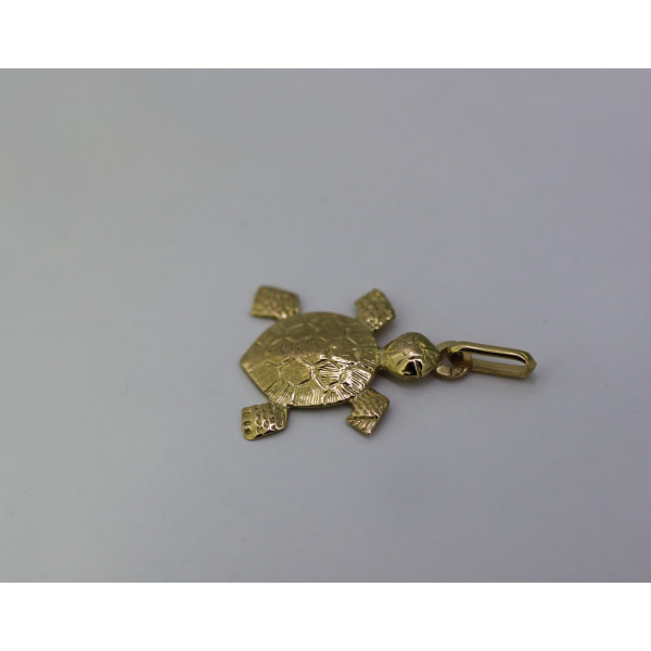 Pendentif or 18 carats "tortue"