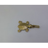 Pendentif or 18 carats "tortue"