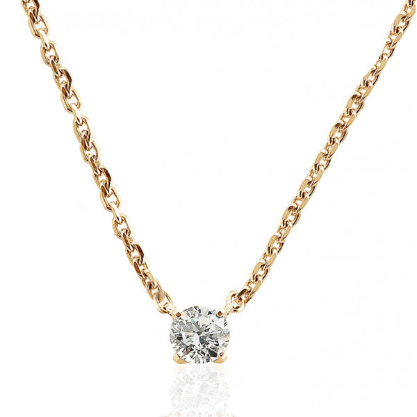 Croix Pendentif En Or Jaune 18 Carats (750) - Pierre Centrale Zircon, 17x10 Mm, Fabrication Italie, Boîte Cadeau