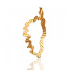 Pendentif en or 18 carats en entourage "Corse"