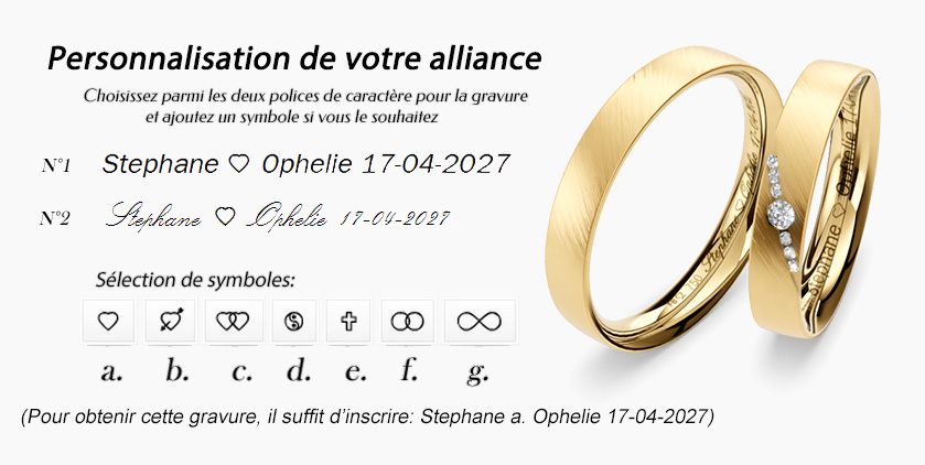gravure alliance deux ors breuning
